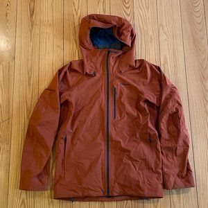Men's Patagonia Powder Bowl Ski / Snowboard Jacket - GORETEX - Copper Ore - MED.